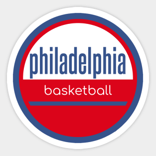 philadelphia basketball Sticker